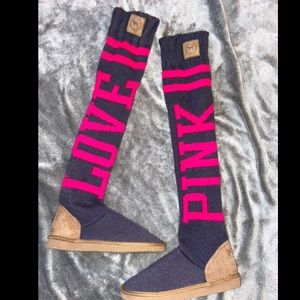 PINK Victoria secret mukluk slippers